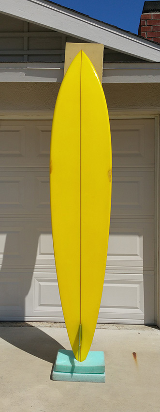 Bottom of 1967 Ekstrom Vintage Surfboard