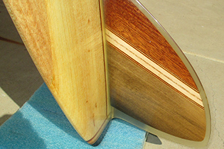 Fin of 1996 DALE VELZY Surfboard